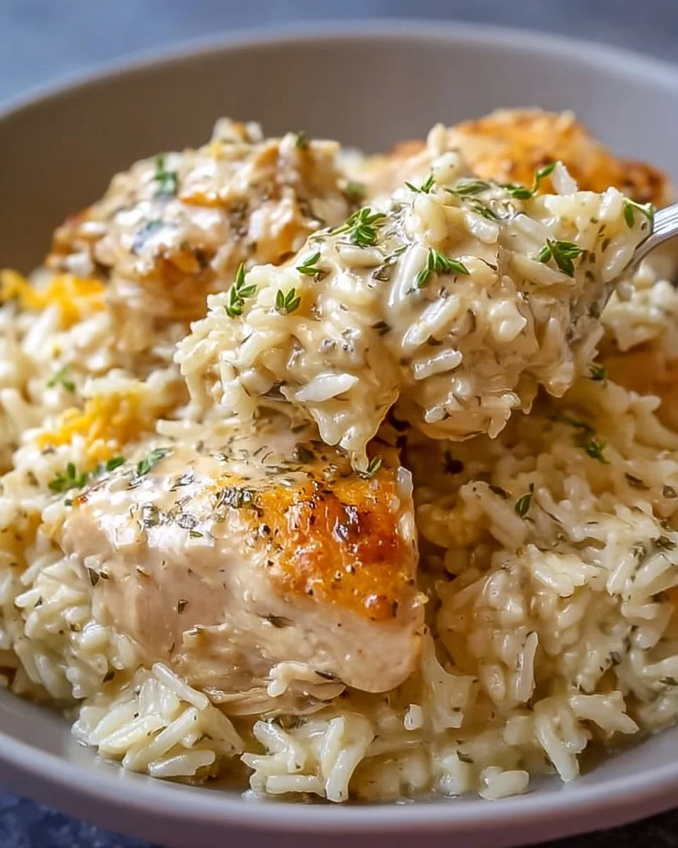Instant Pot Creamy Chicken and Rice