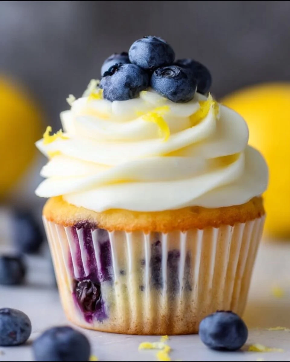 Lemon Blueberry Cupcakes