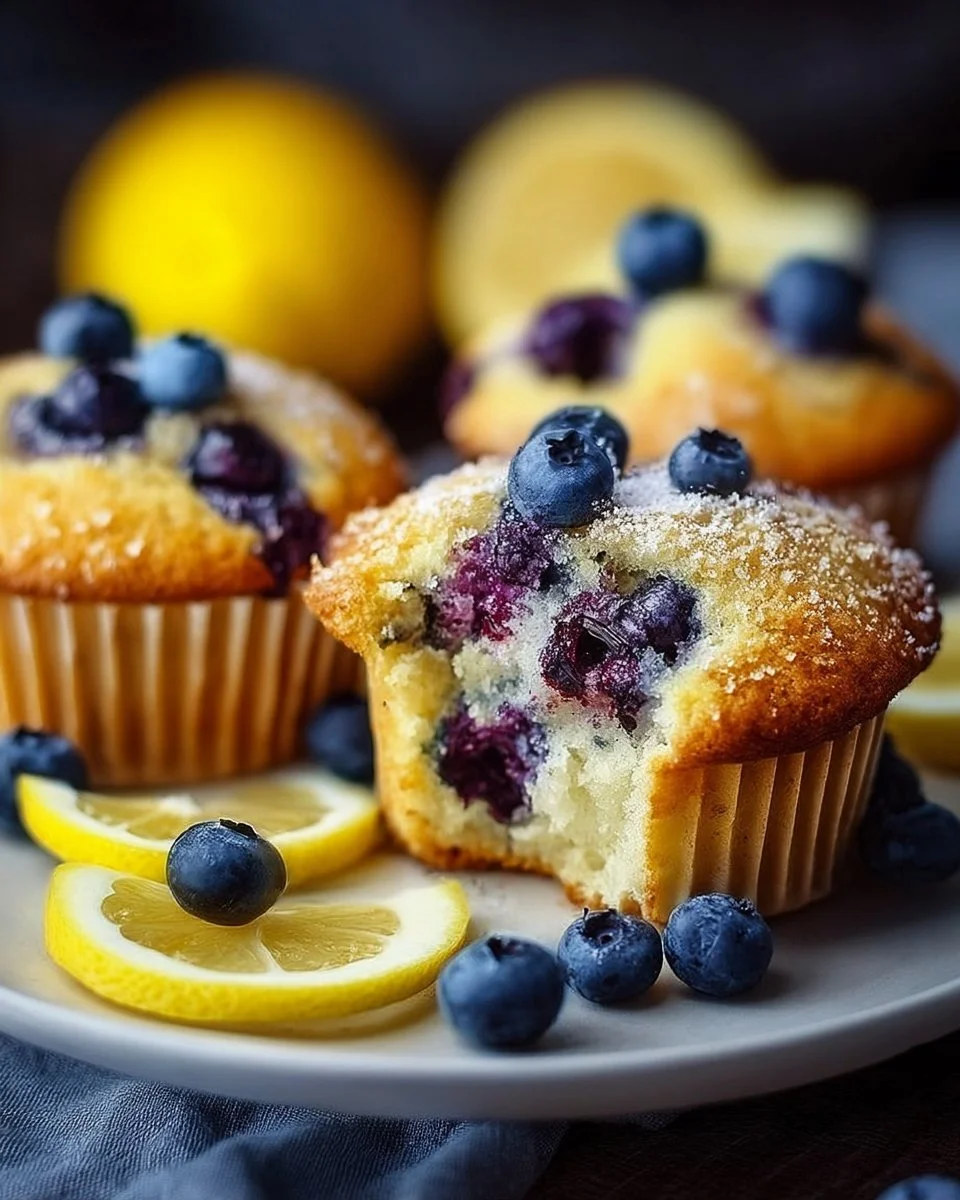 Lemon Blueberry Muffins