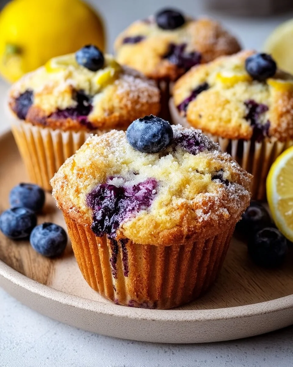 Lemon Blueberry Muffins