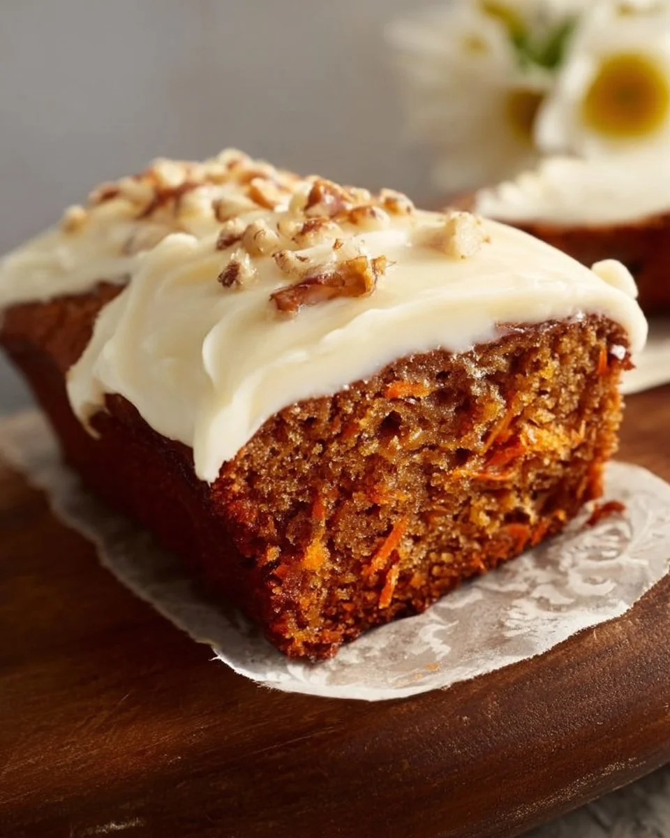 Mini Carrot Cake Loaves