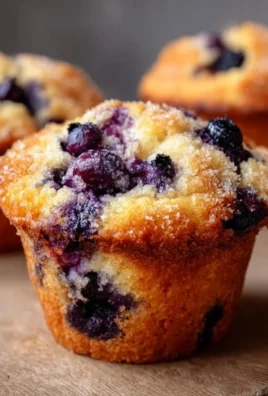 Freshly baked classic blueberry muffins on a cooling rack.