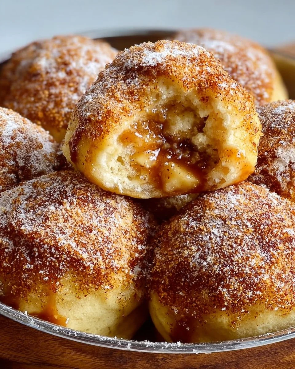 Simple Caramel Apple Pie Bombs ready to serve on a plate