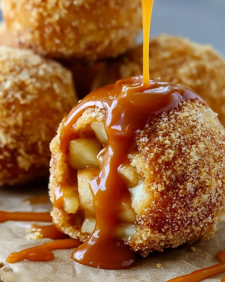 Simple Caramel Apple Pie Bombs