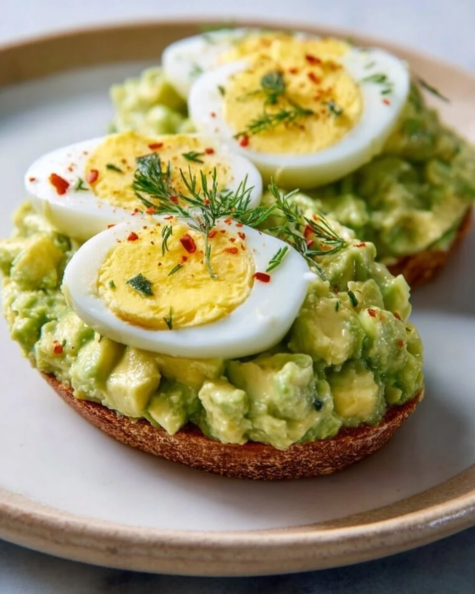 Simple & Zesty Mediterranean Avocado Egg Salad