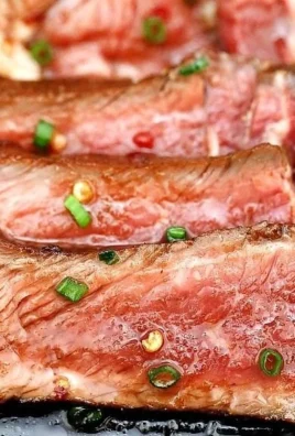 Asian steak marinade preparation with ingredients in a bowl