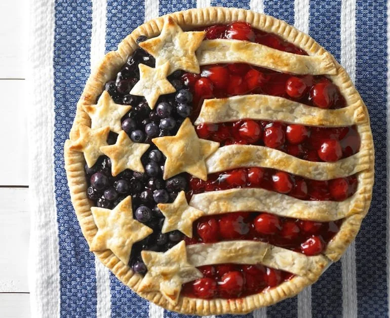 Cherry and Blueberry Pie