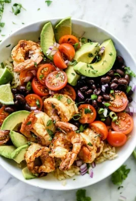 Delicious Chipotle Lime Shrimp Bowl with fresh ingredients and vibrant colors