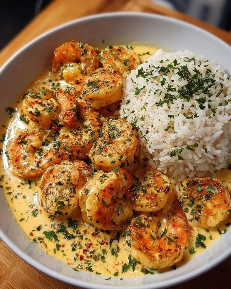 Creamy Garlic Shrimp