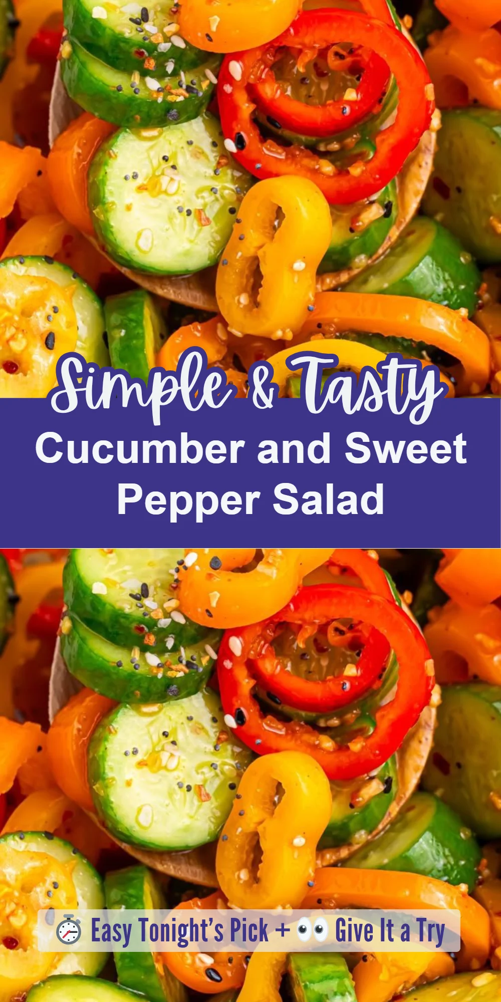 Cucumber and Sweet Pepper Salad