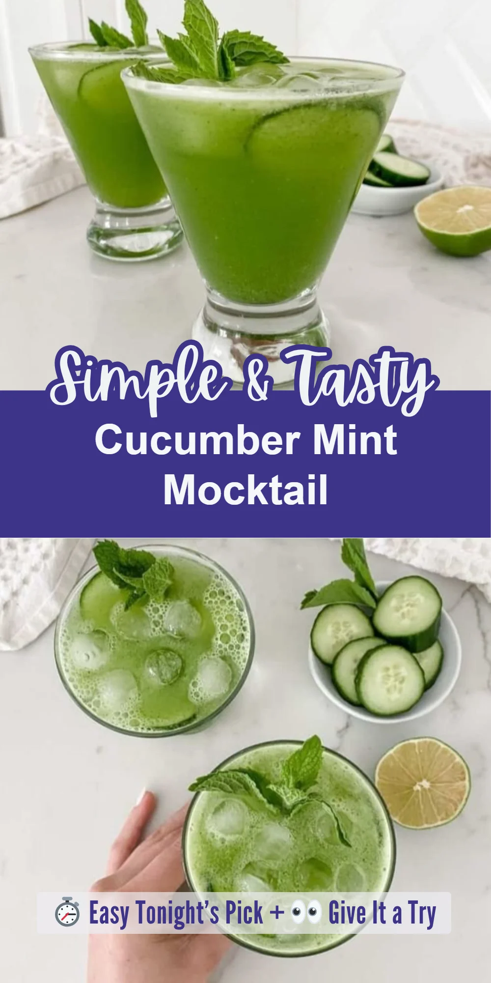 Cucumber Mint Mocktail