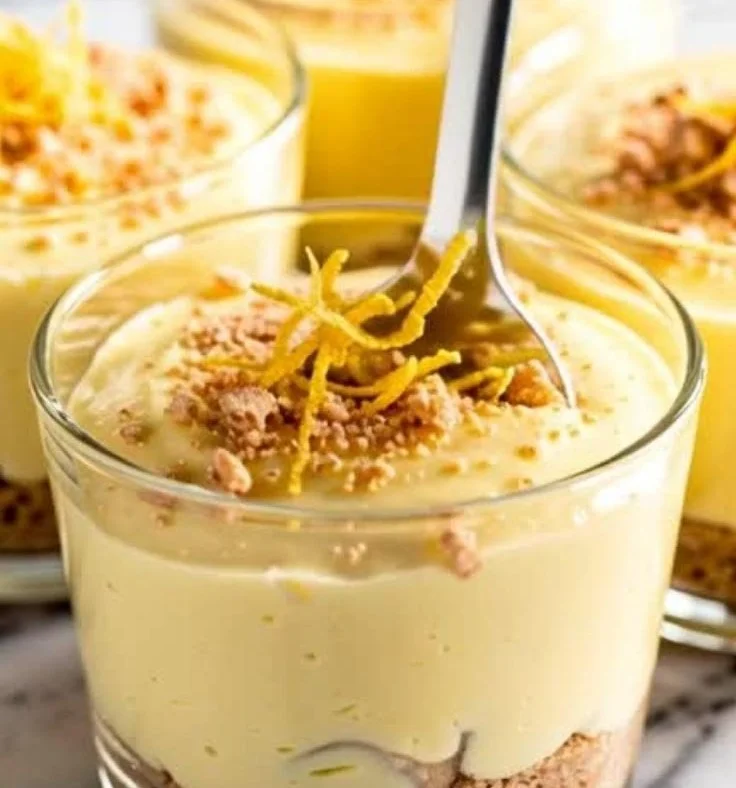 Fresh Lemon Cheesecake Cups