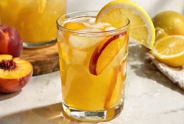 Fresh Peach Lemonade