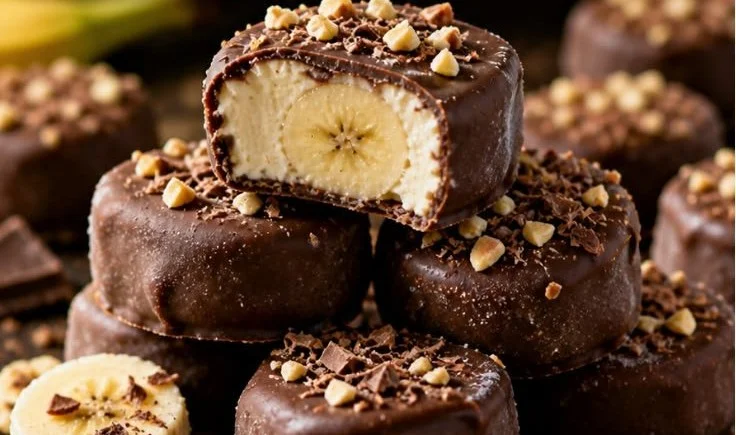 Frozen Chocolate Banana Bites