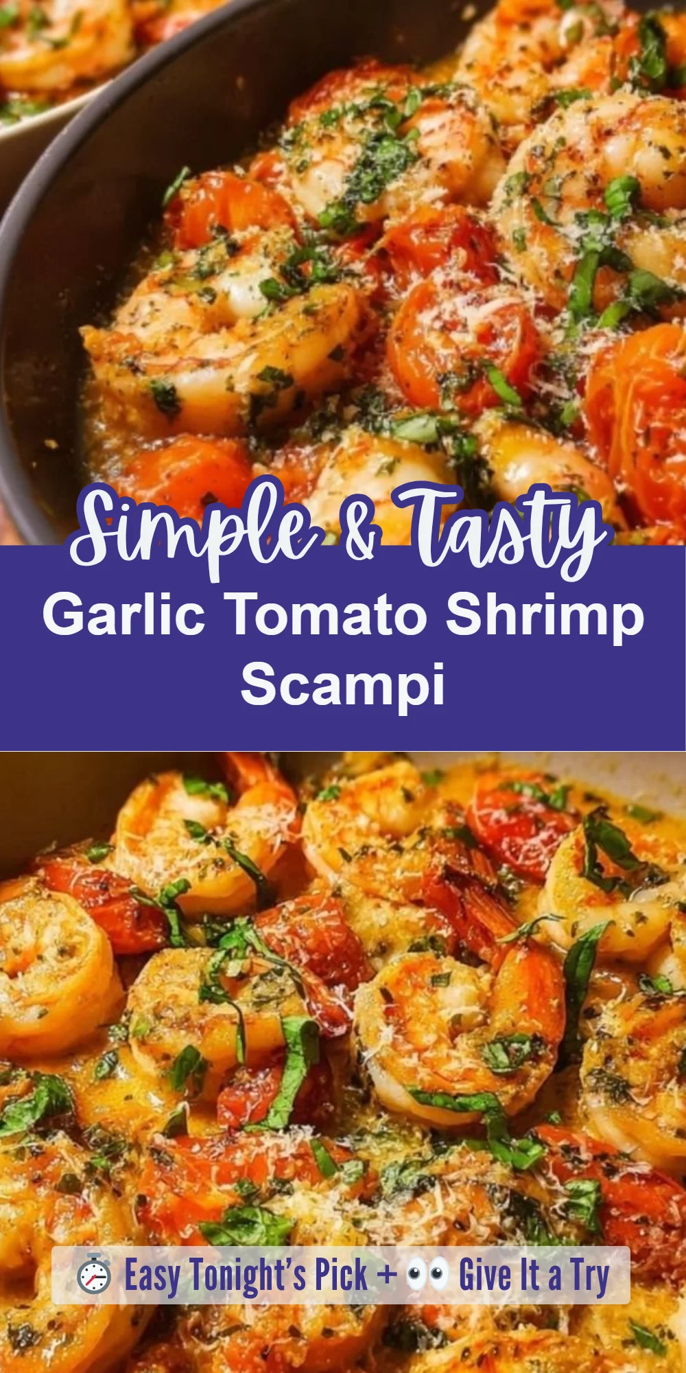 Garlic Tomato Shrimp Scampi