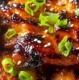 Delicious Hawaiian Teriyaki Chicken served with rice and vegetables