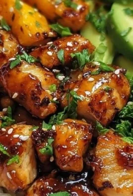 Delicious Hot Honey Chicken Bowl with vibrant vegetables