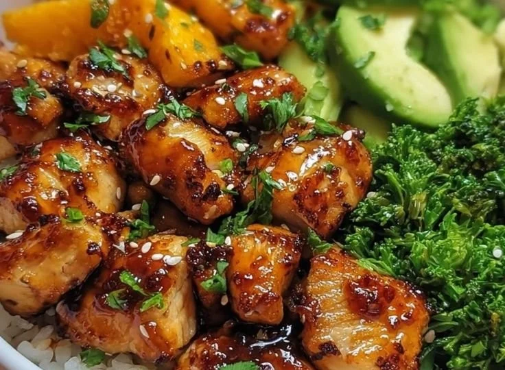 Hot Honey Chicken Bowls