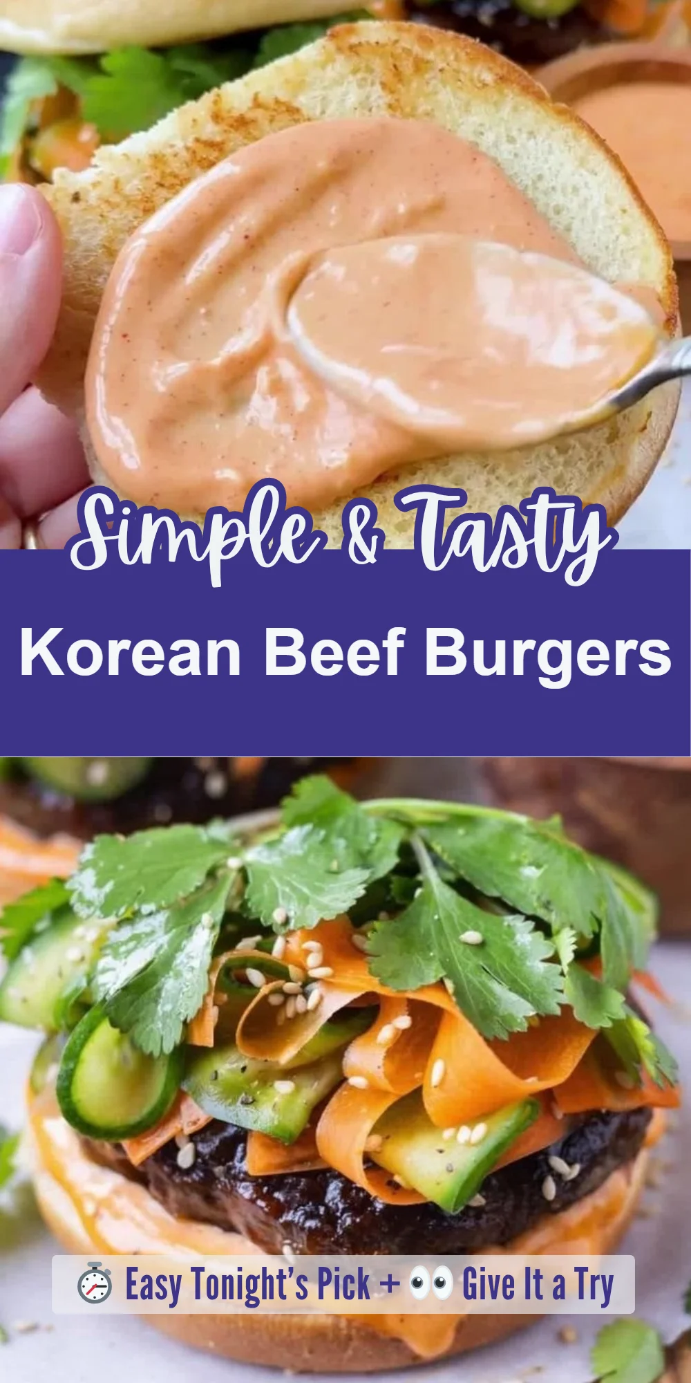 Korean Beef Burgers