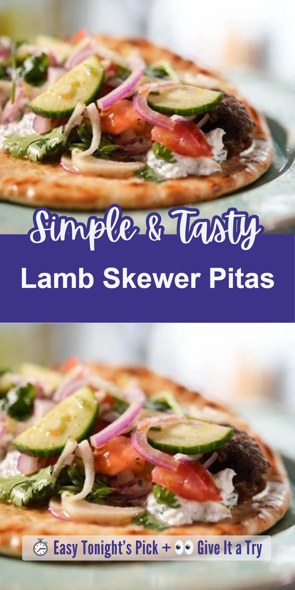 Lamb Skewer Pitas