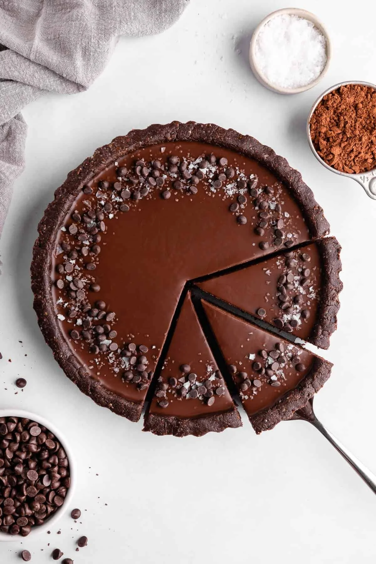 No-Bake Vegan Chocolate Tart