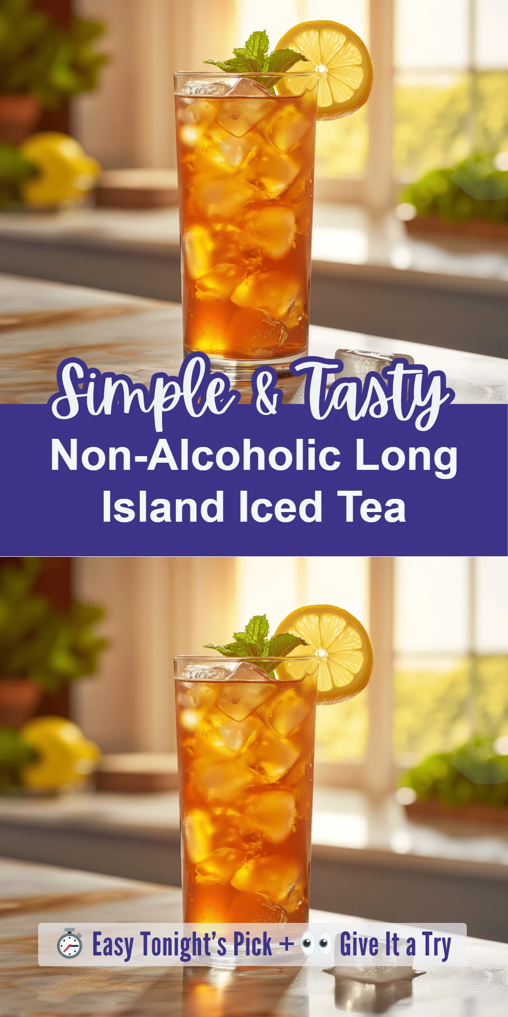 Non-Alcoholic Long Island Iced Tea