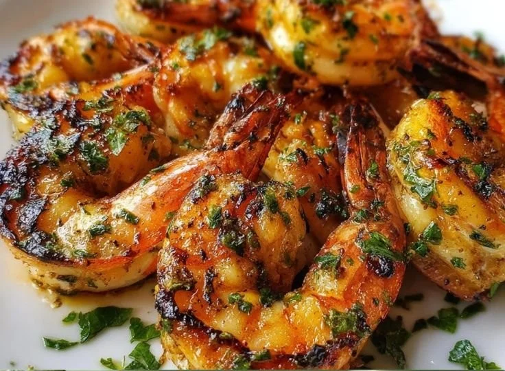 Perfect Grilled Jumbo Shrimp with Marinade
