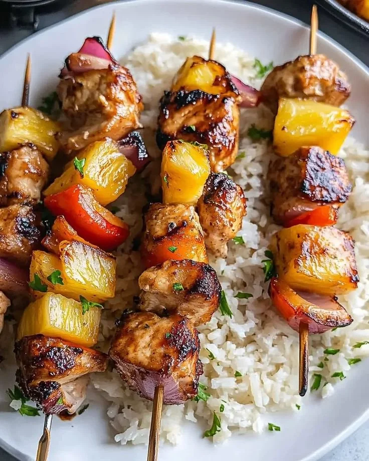 Pineapple Chicken Kabobs
