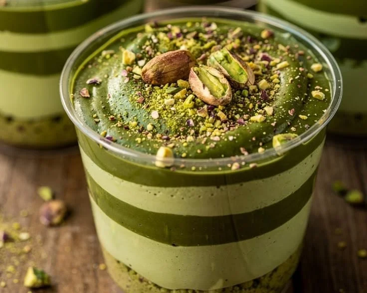 Pistachio Matcha Dessert
