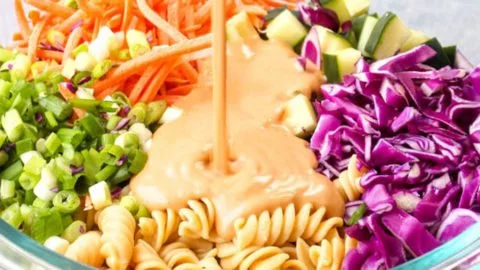 Protein Packed Thai Pasta Salad
