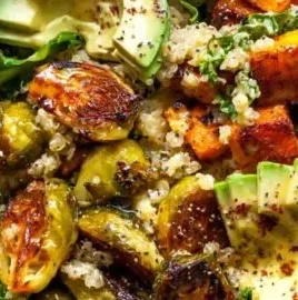 Colorful quinoa and veggie power bowls for a healthy meal option