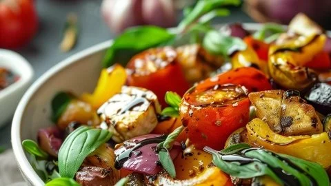 Roasted Vegetable Salad with Balsamic