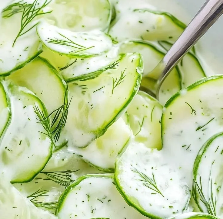Simple German Cucumber Salad