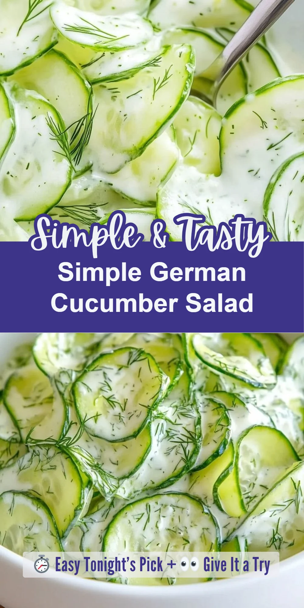 Simple German Cucumber Salad