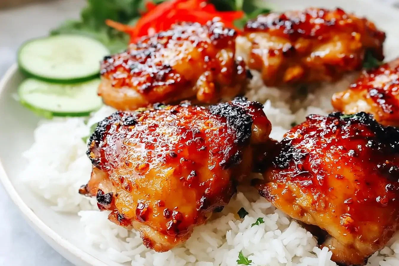 Sticky Sweet Chili Chicken Thighs