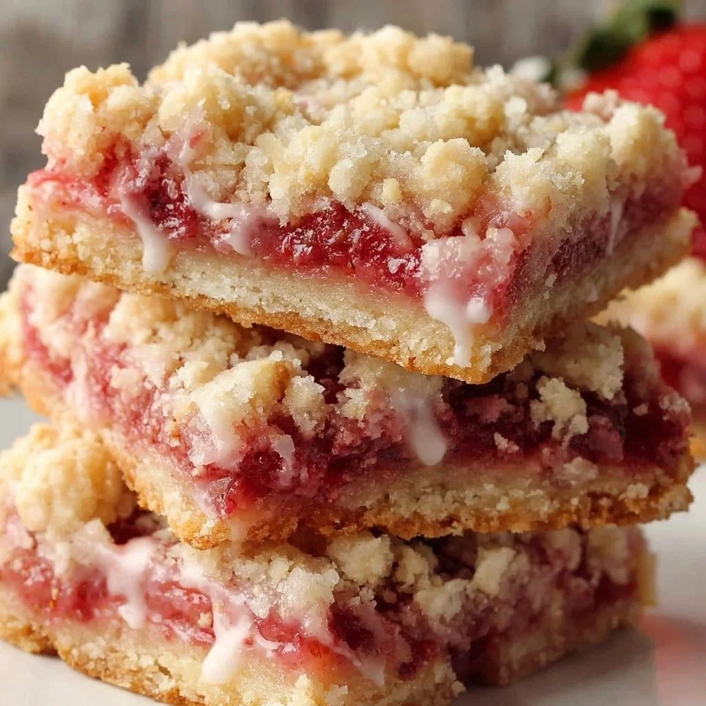 Strawberry Shortcake Bars Recipe