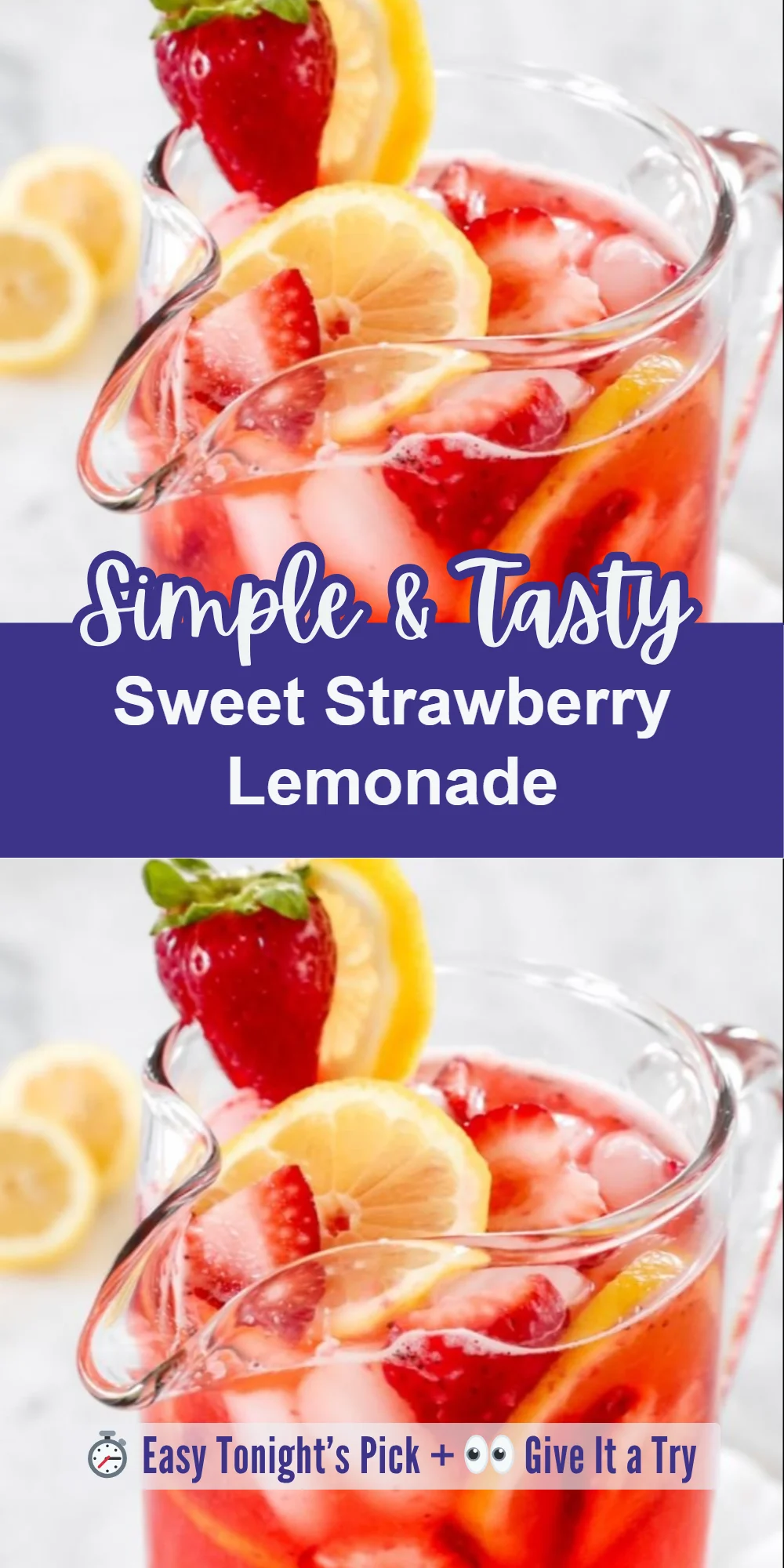 Sweet Strawberry Lemonade