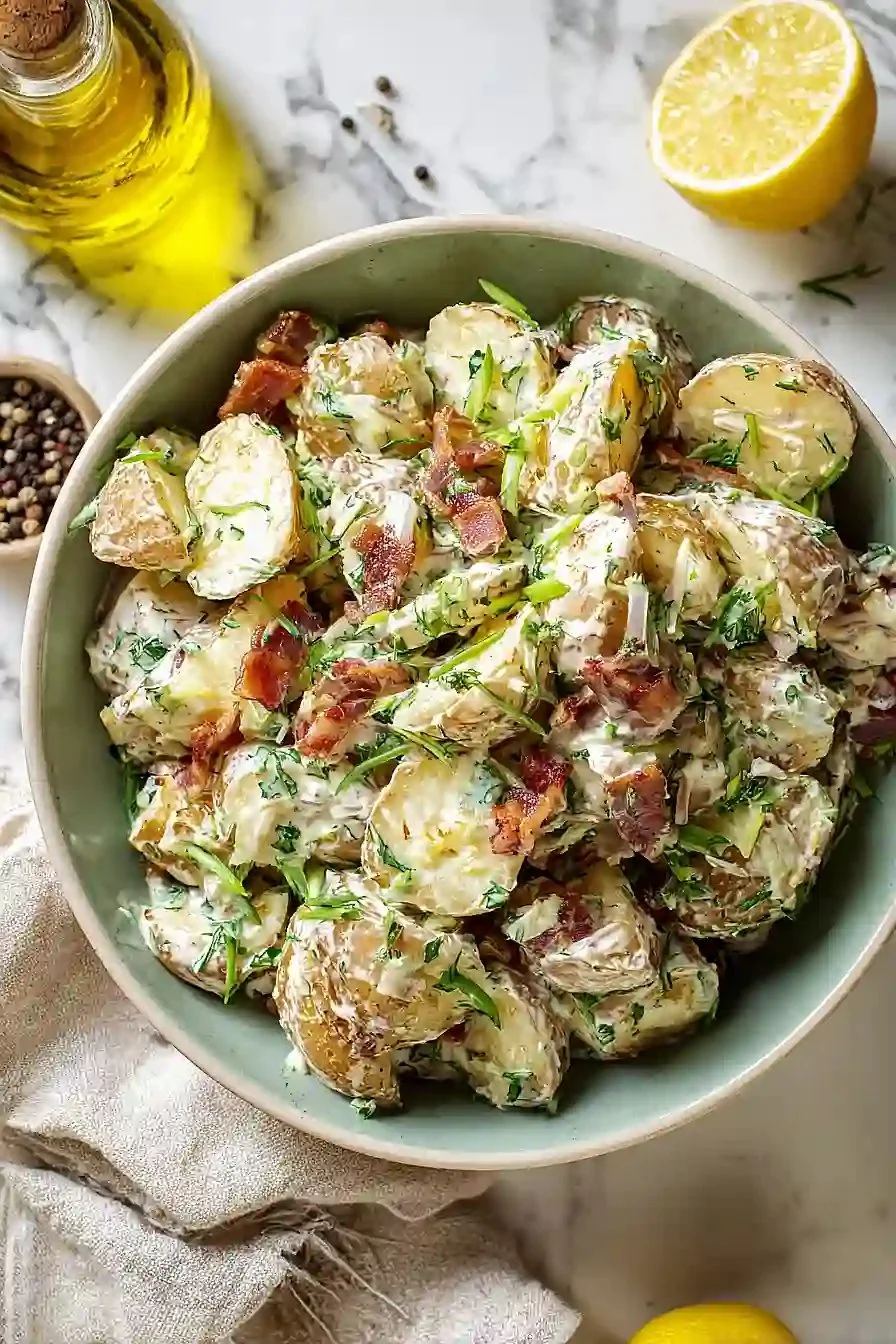 Tasty Jamie Oliver Potato Salad - FlirtyFood