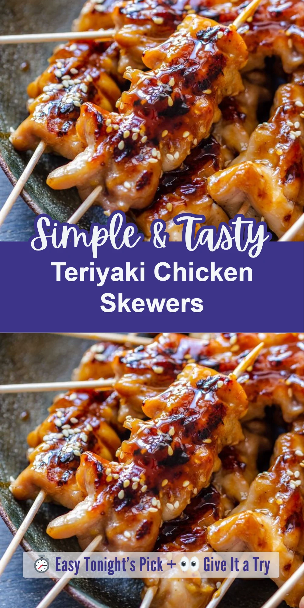 Teriyaki Chicken Skewers