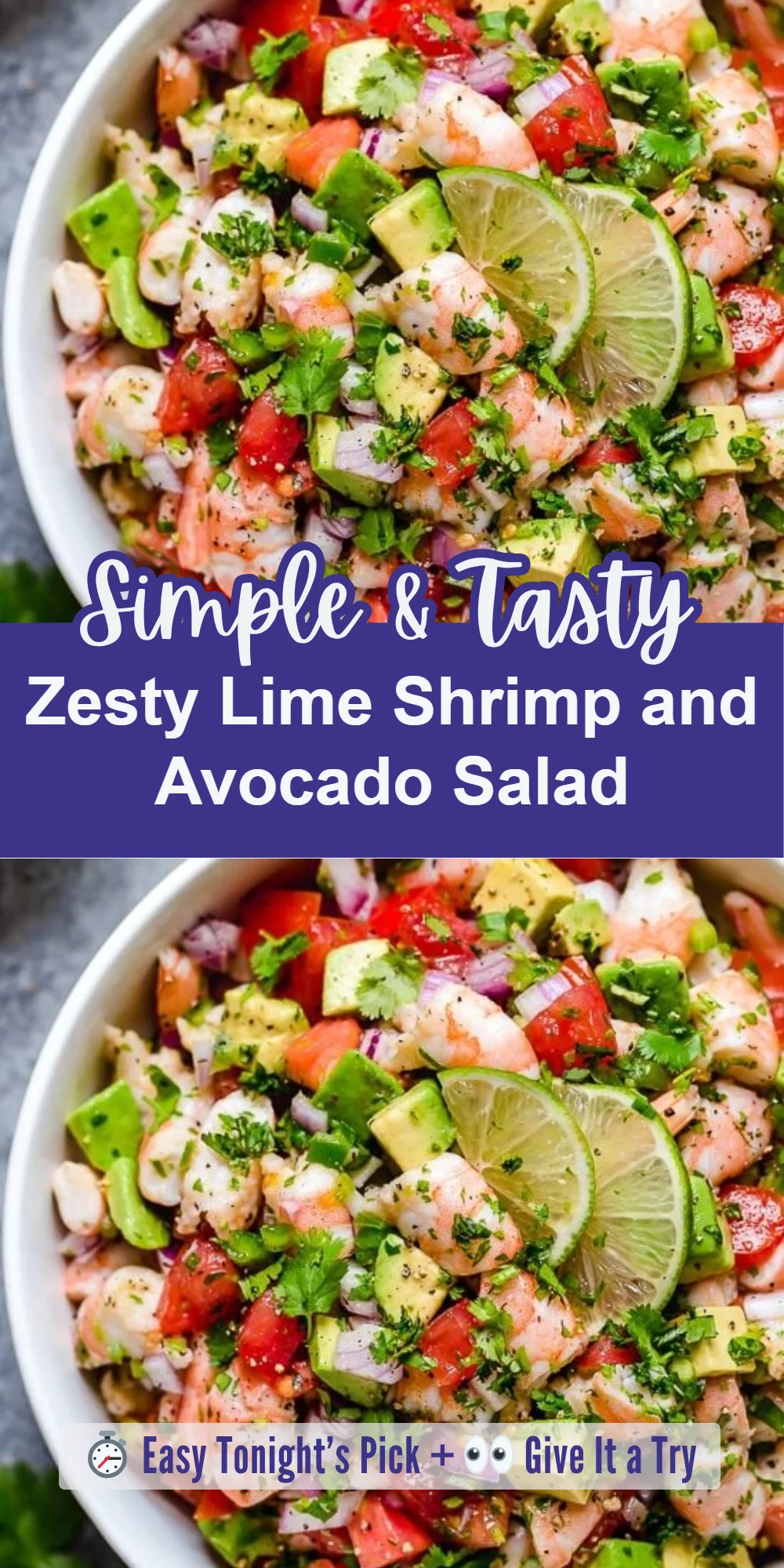 Zesty Lime Shrimp and Avocado Salad