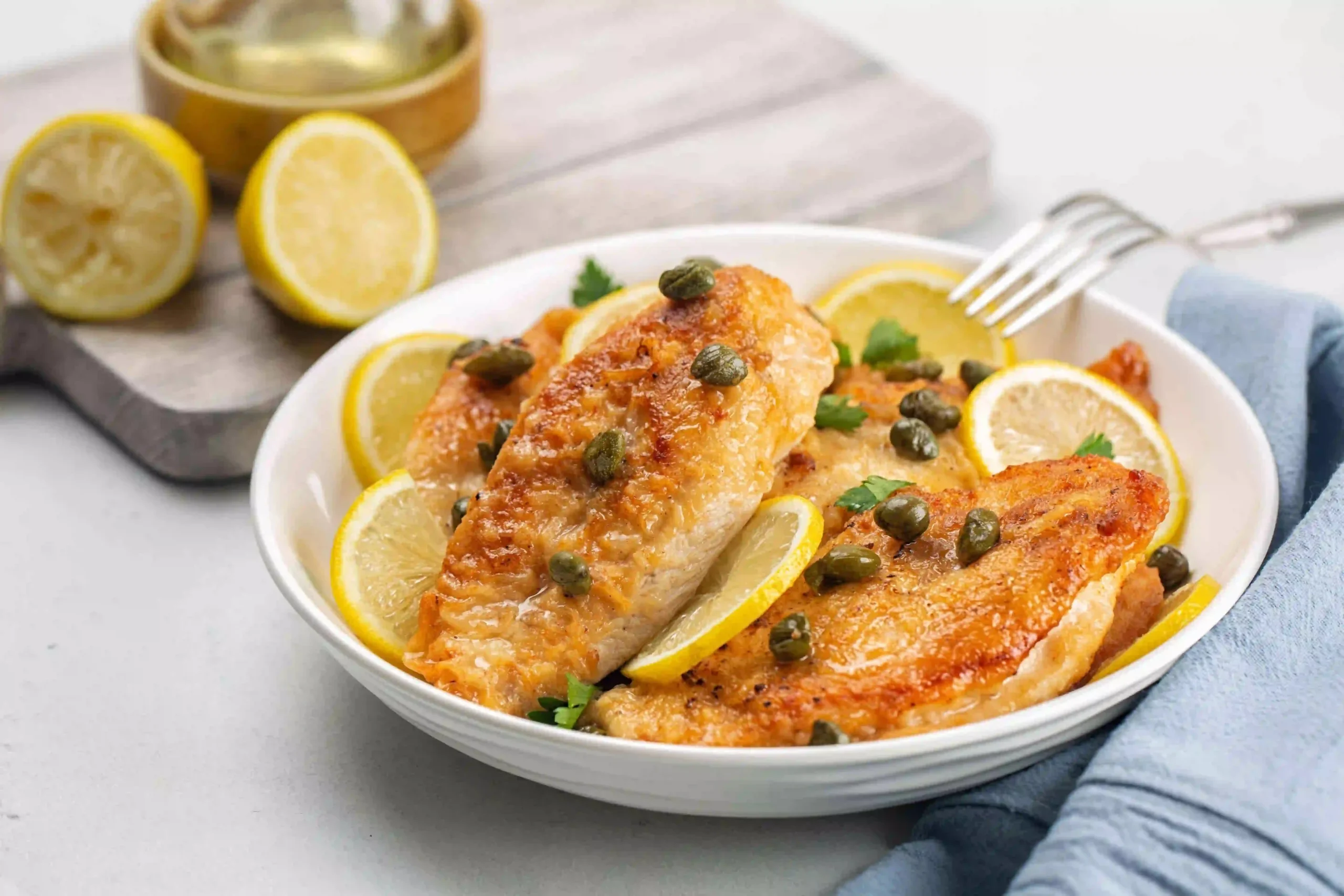 Chicken in Lemon Sauce