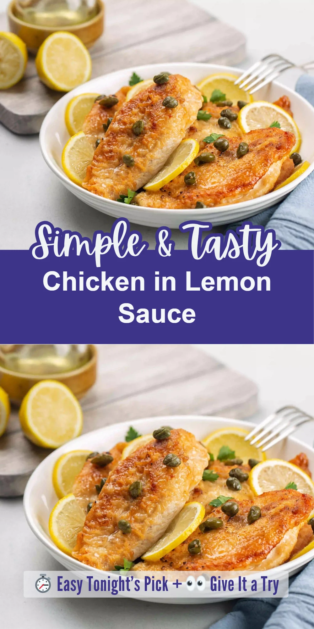 Chicken in Lemon Sauce