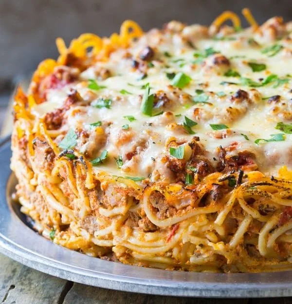 Cozy Baked Spaghetti Pie
