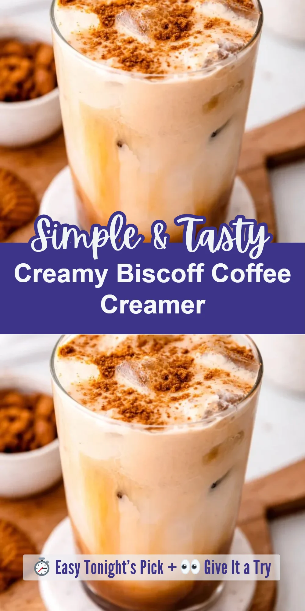 Creamy Biscoff Coffee Creamer