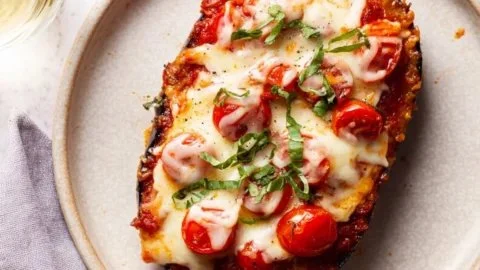 Crispy Baked Eggplant Parmesan