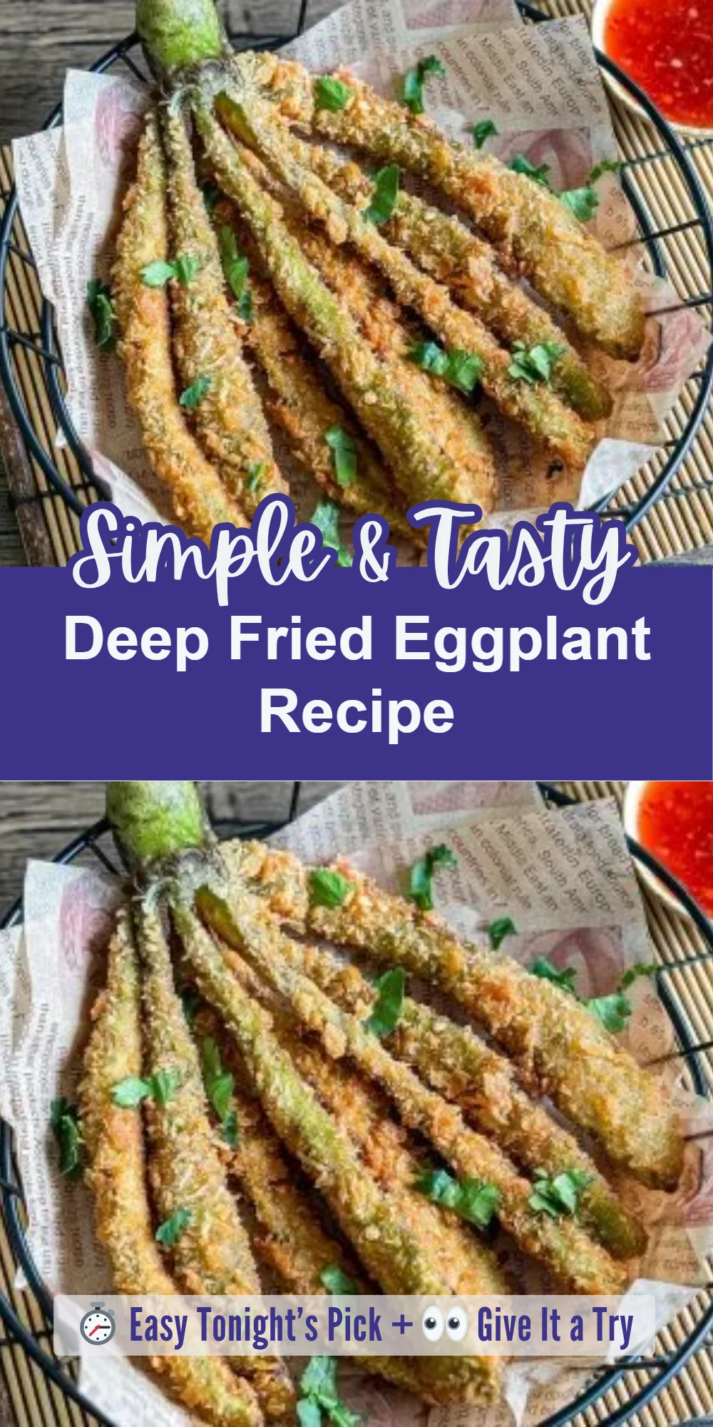 Deep Fried Eggplant Recipe