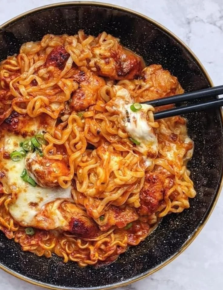 Fiery Chicken Noodles