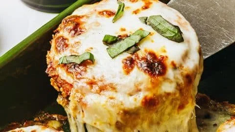 Grandma's Baked Eggplant Parmesan