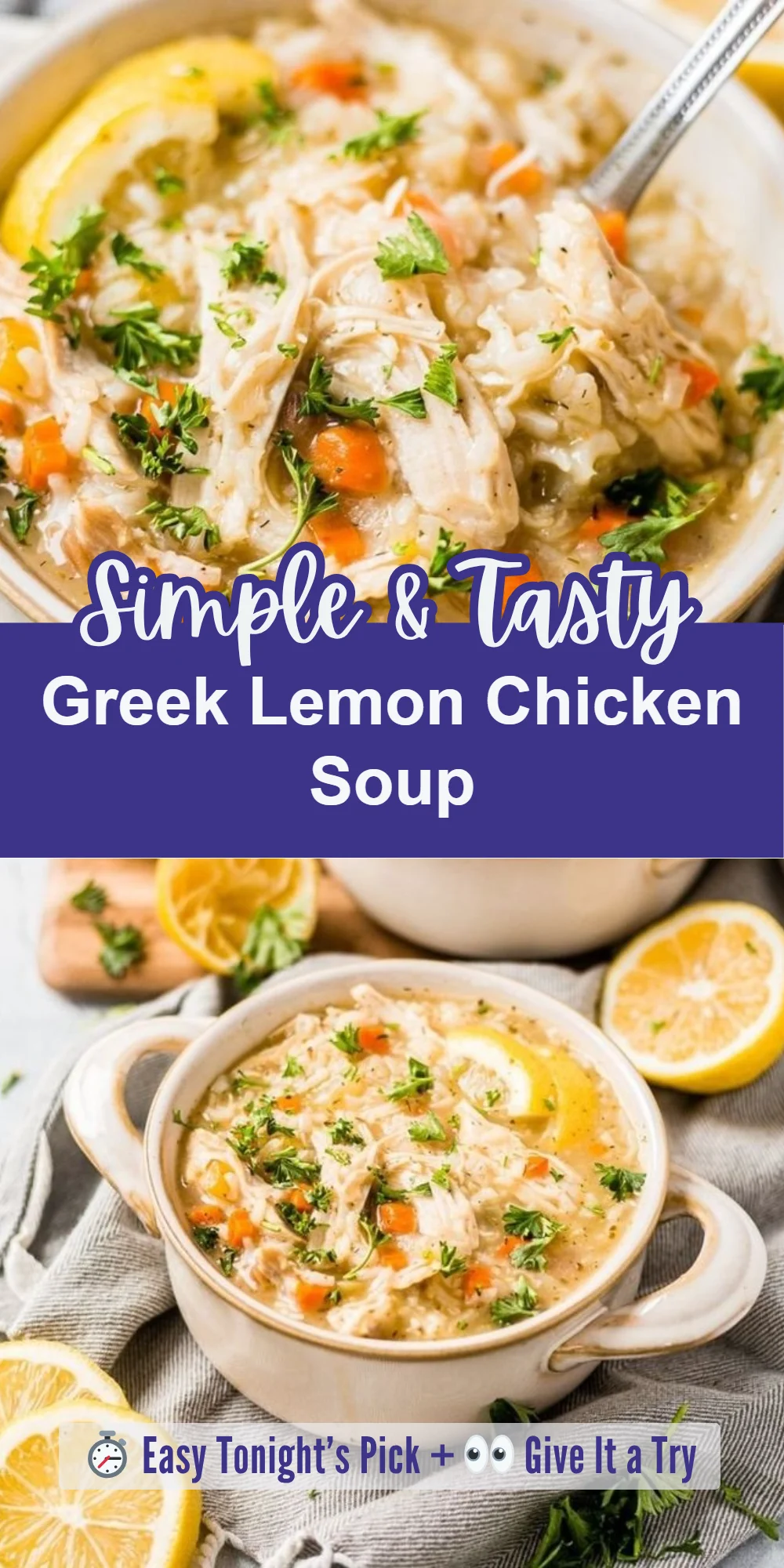 Greek Lemon Chicken Soup