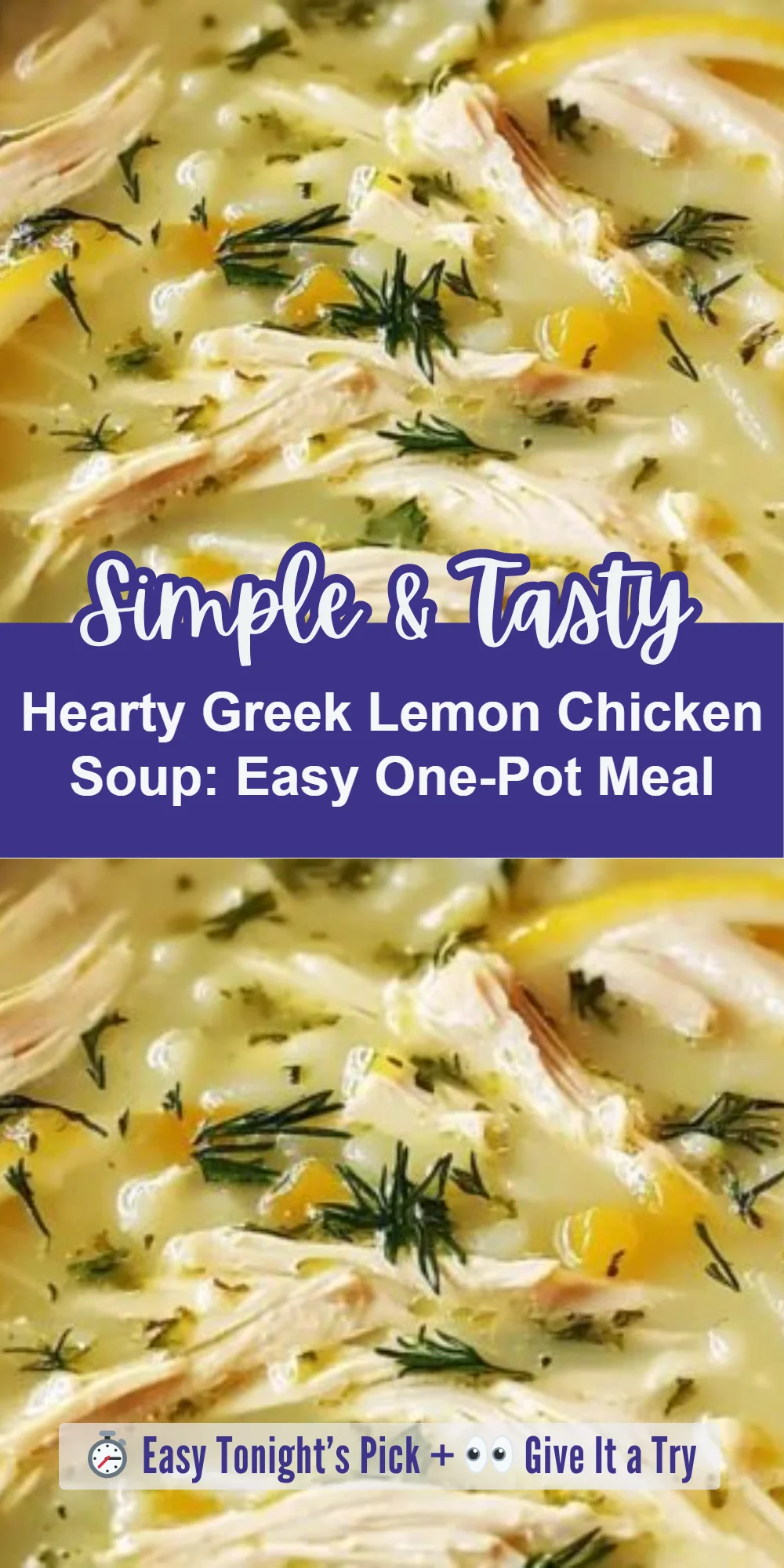 Hearty Greek Lemon Chicken Soup: Easy One-Pot Meal